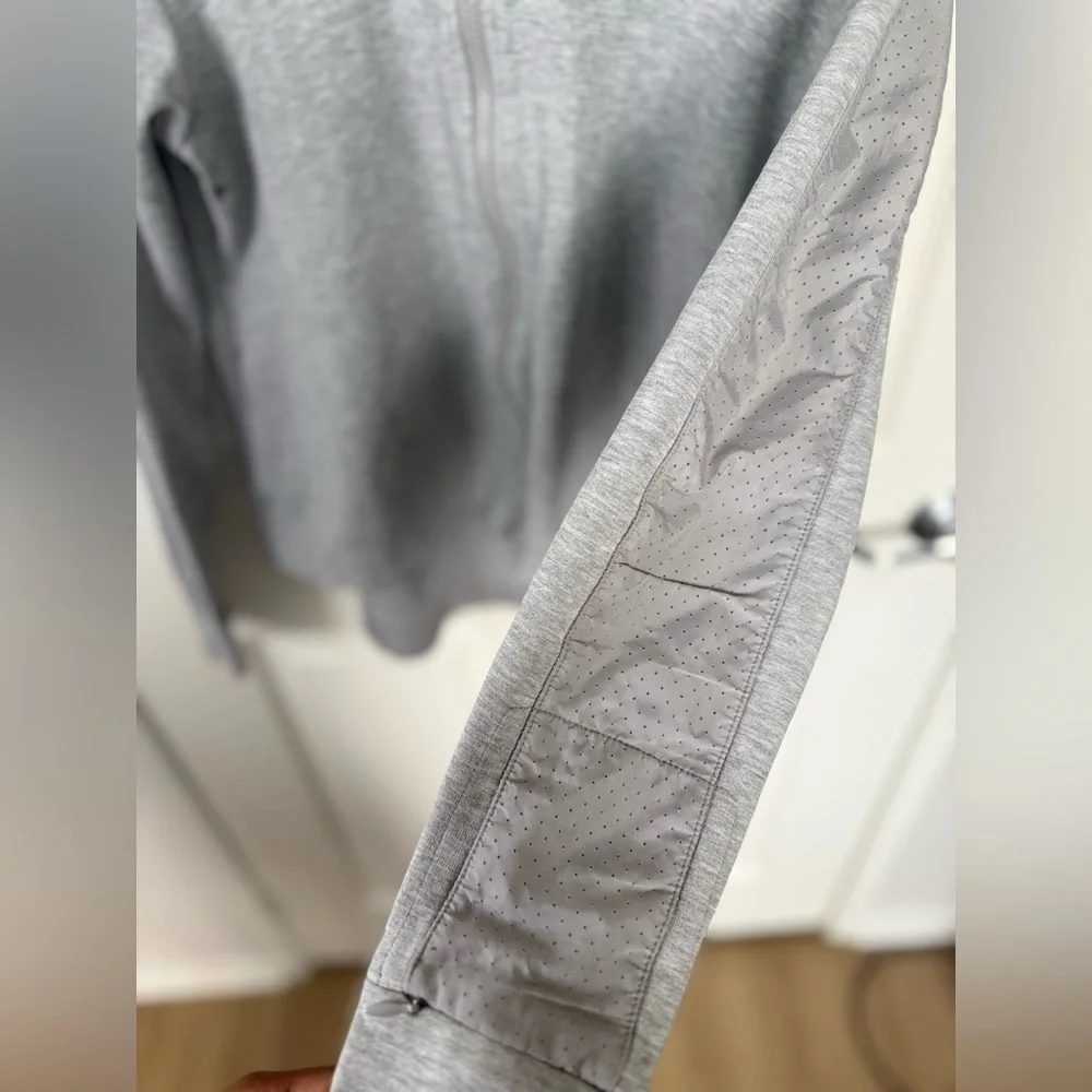 Nike Advance 15 Fleece Full-Zip Hoodie - Gray (Style 725720-064) - Size Small - Picture 3 of 7